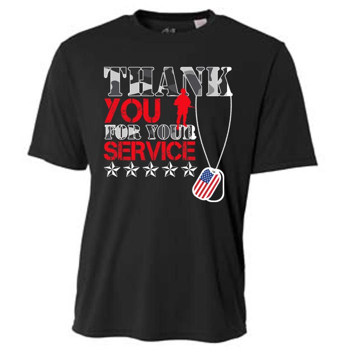 Thank You For Your Service Cooling Performance Crew T-Shirt