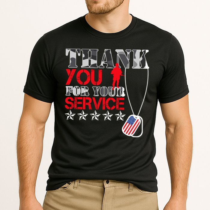 Thank You For Your Service Cooling Performance Crew T-Shirt