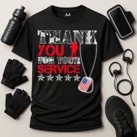 Thank You For Your Service Cooling Performance Crew T-Shirt
