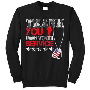 Thank You For Your Service Sweatshirt