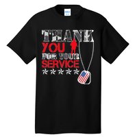 Thank You For Your Service Tall T-Shirt