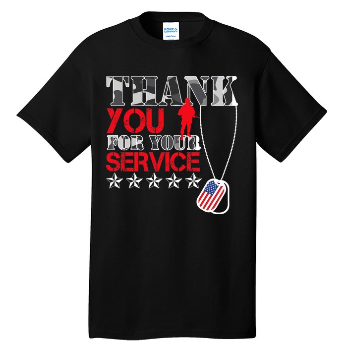 Thank You For Your Service Tall T-Shirt