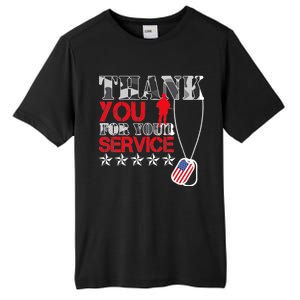 Thank You For Your Service Tall Fusion ChromaSoft Performance T-Shirt