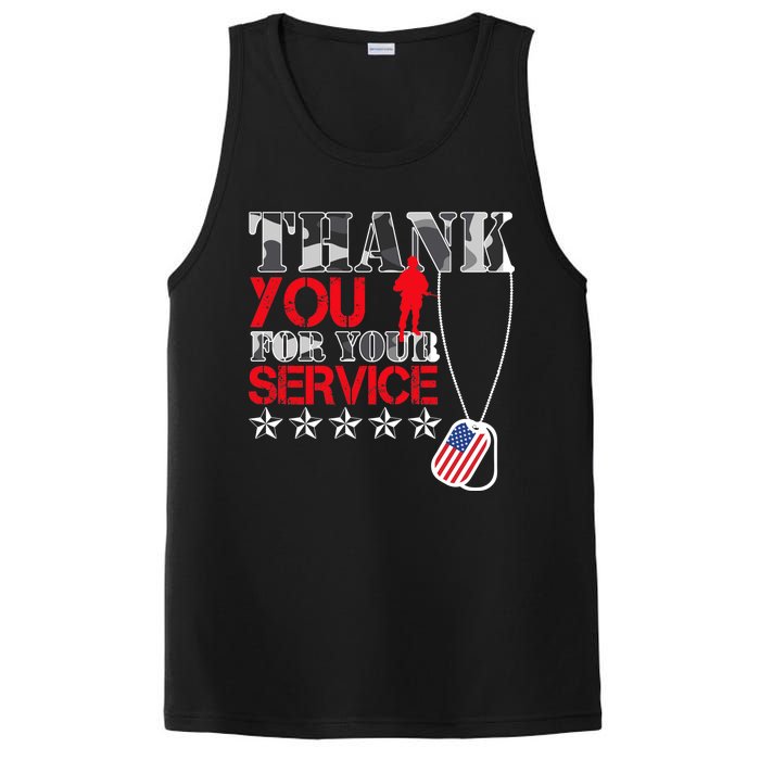 Thank You For Your Service PosiCharge Competitor Tank