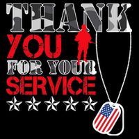 Thank You For Your Service Toddler Hoodie