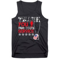 Thank You For Your Service Tank Top