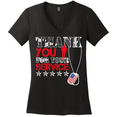 Thank You For Your Service Women's V-Neck T-Shirt