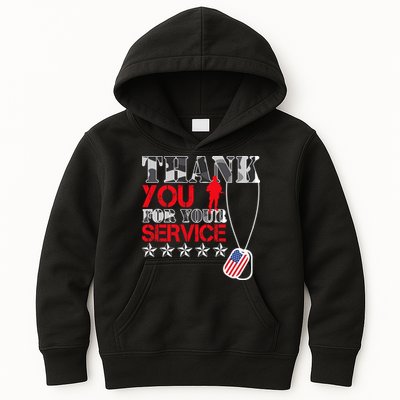 Thank You For Your Service Kids Hoodie