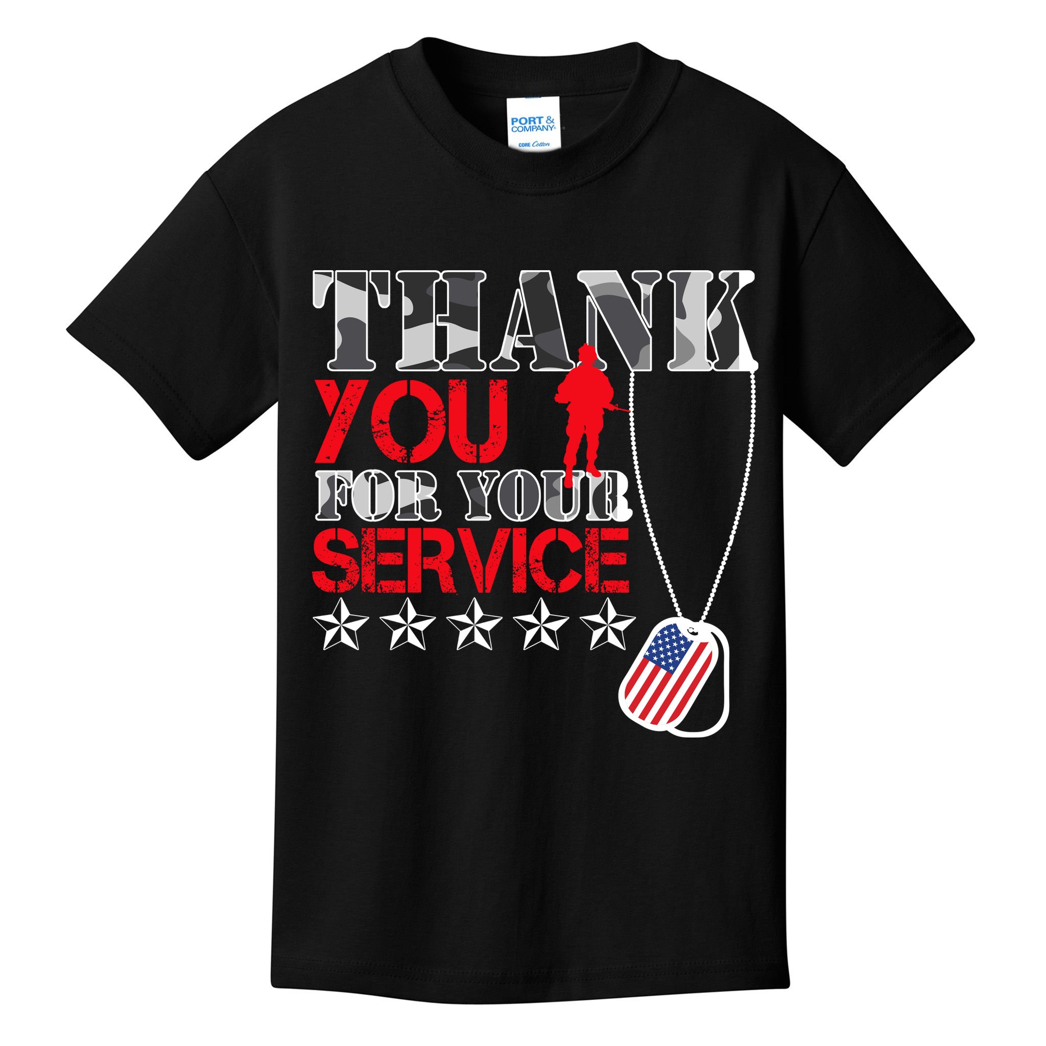Thank You For Your Service Kids T-Shirt
