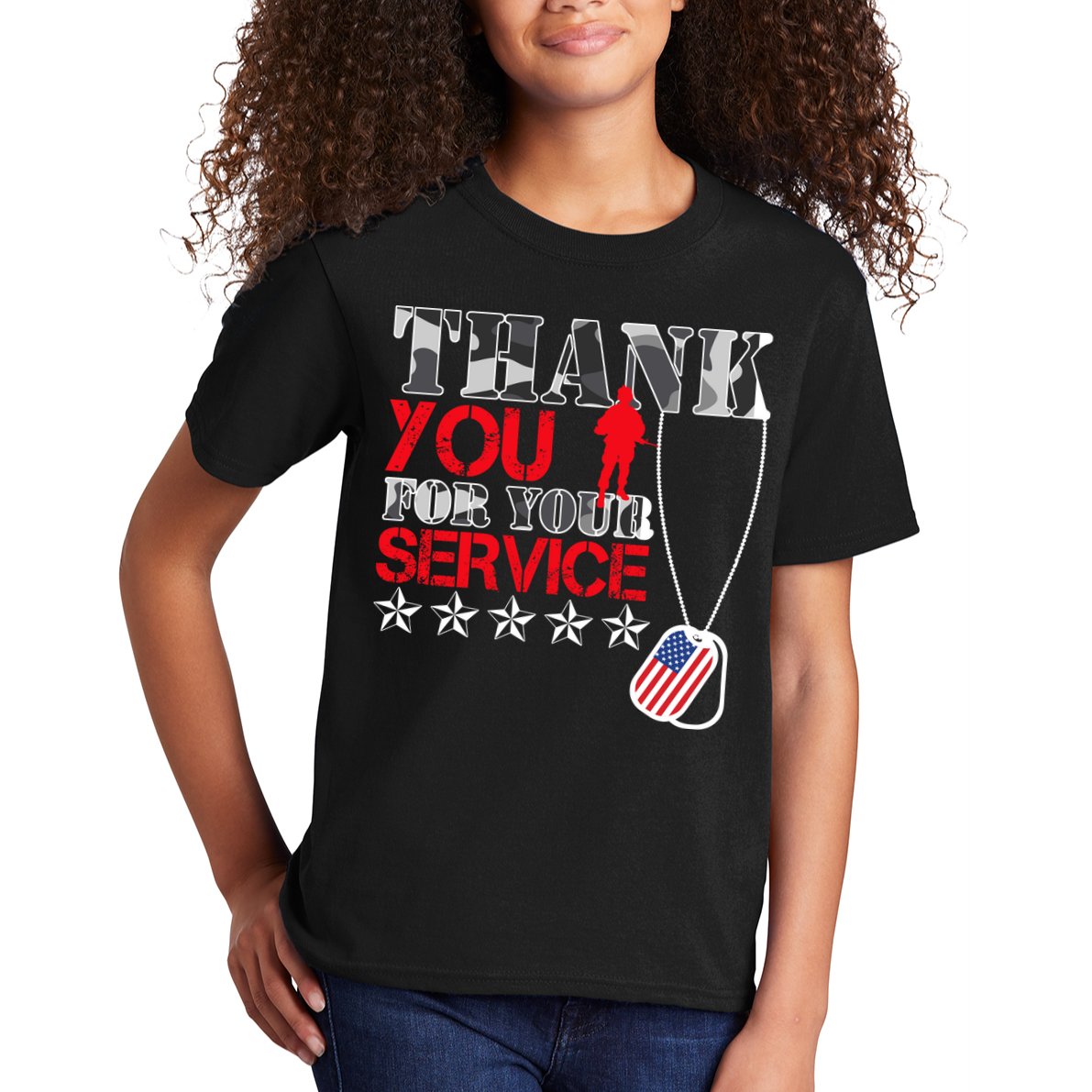 Thank You For Your Service Kids T-Shirt