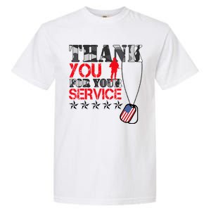 Thank You For Your Service Garment-Dyed Heavyweight T-Shirt