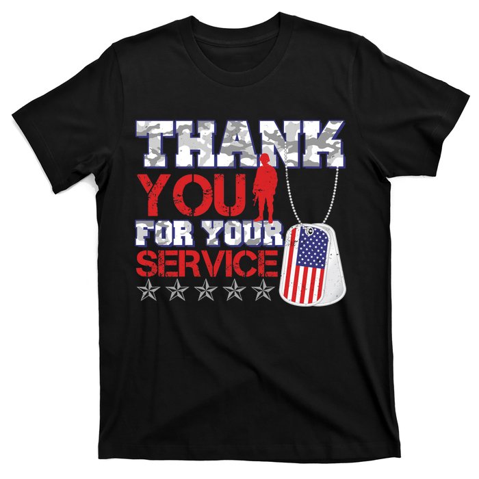 Thank You For Your Service Veterans Day T-Shirt