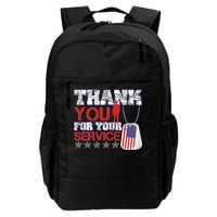 Thank You For Your Service Veterans Day Daily Commute Backpack