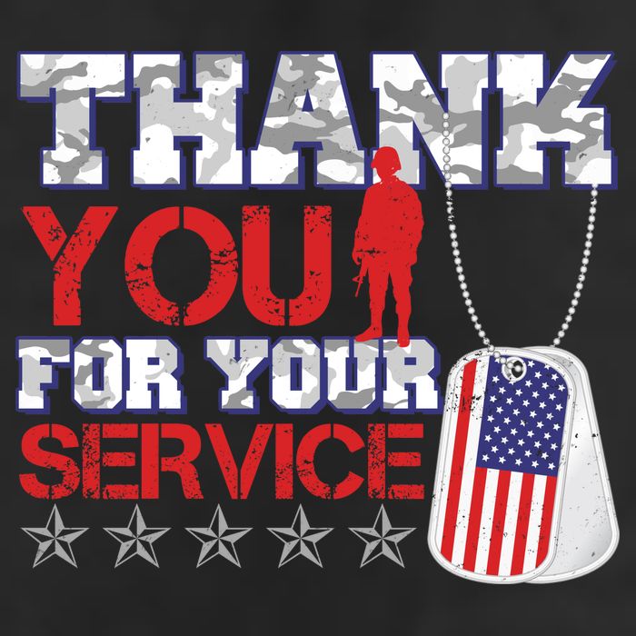 Thank You For Your Service Veterans Day Adult Drive Performance Visor