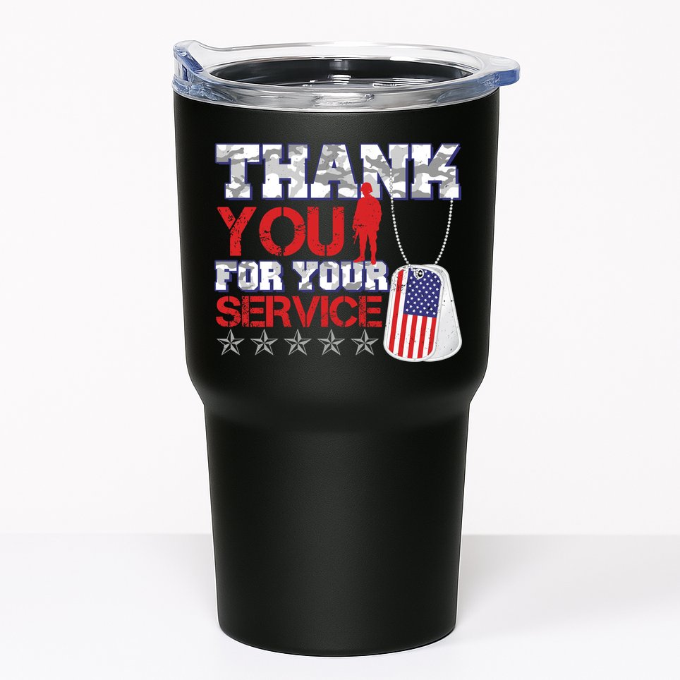 Thank You For Your Service Veterans Day Tumbler