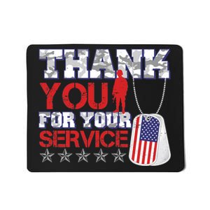 Thank You For Your Service Veterans Day Mousepad