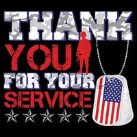 Thank You For Your Service Veterans Day Poster