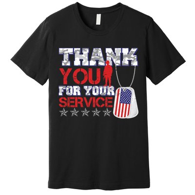 Thank You For Your Service Veterans Day Premium T-Shirt