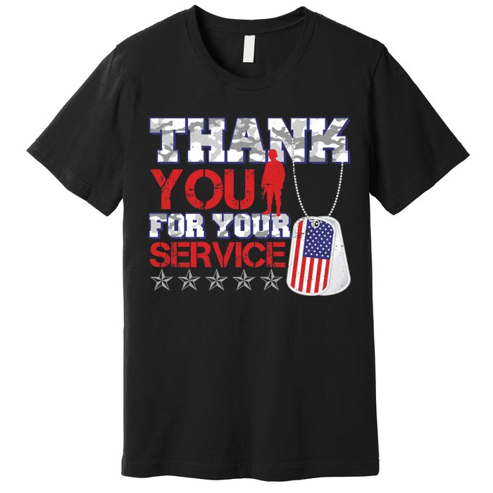 Thank You For Your Service Veterans Day Premium T-Shirt