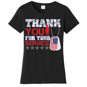 Thank You For Your Service Veterans Day Women's T-Shirt