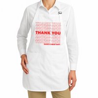 Thank You Have A Nice Day Grocery Bag Funny Apron