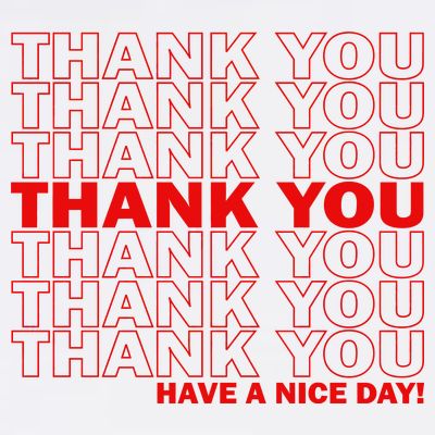 Thank You Have A Nice Day Grocery Bag Funny T-Shirt