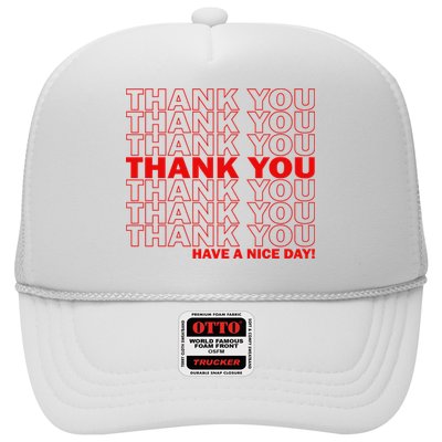 Thank You Have A Nice Day Grocery Bag Funny Trucker Hat