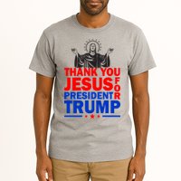 Thank You Jesus For President Trump Tall T-Shirt