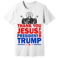 Thank You Jesus For President Trump Premium T-Shirt