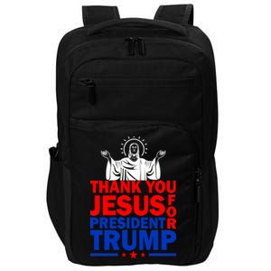 Thank You Jesus For President Trump Impact Tech Backpack