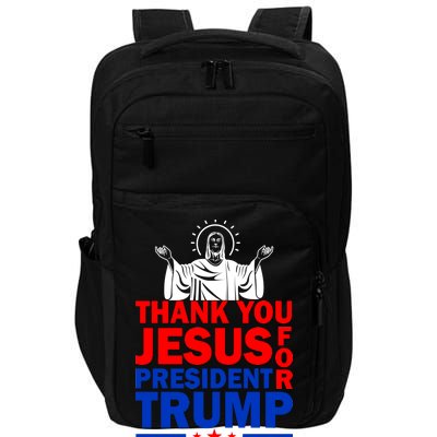 Thank You Jesus For President Trump Impact Tech Backpack