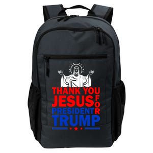 Thank You Jesus For President Trump Daily Commute Backpack