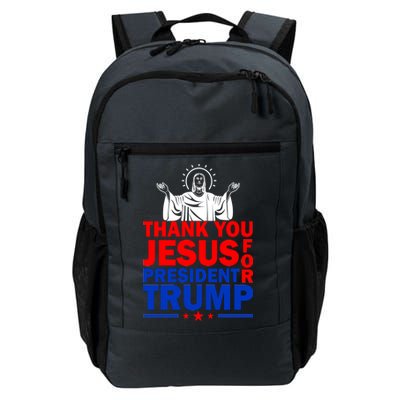 Thank You Jesus For President Trump Daily Commute Backpack