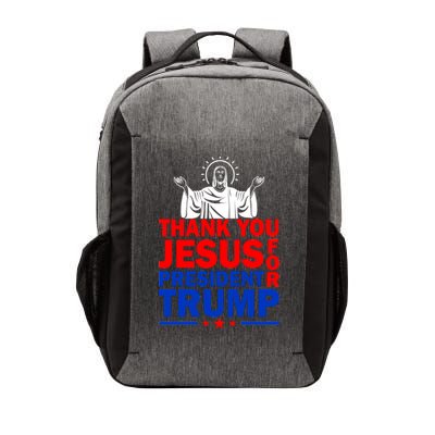 Thank You Jesus For President Trump Vector Backpack