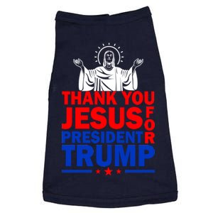 Thank You Jesus For President Trump Doggie Tank