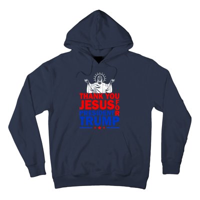 Thank You Jesus For President Trump Hoodie