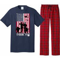 Thank You Memorial Day Soldiers USA Flag Pajama Set