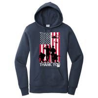 Thank You Memorial Day Soldiers USA Flag Women's Pullover Hoodie