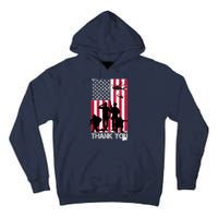 Thank You Memorial Day Soldiers USA Flag Tall Hoodie