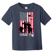 Thank You Memorial Day Soldiers USA Flag Toddler T-Shirt