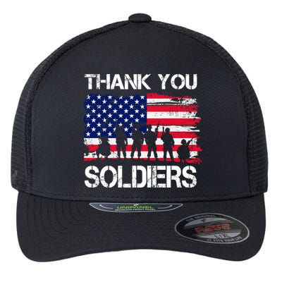 Thank You Soldiers Flexfit Unipanel Trucker Cap