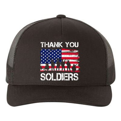 Thank You Soldiers Yupoong Adult 5-Panel Trucker Hat