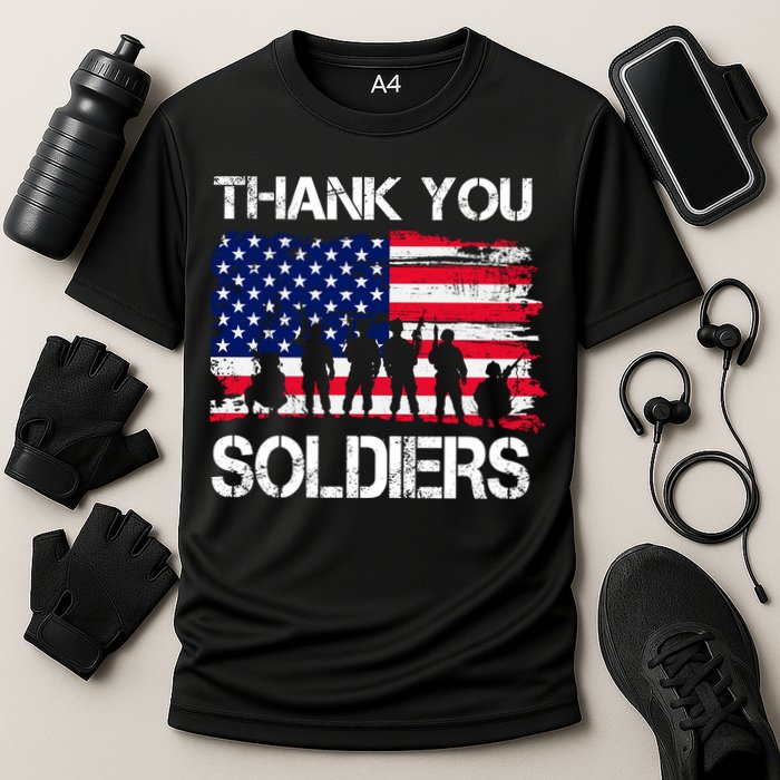 Thank You Soldiers Cooling Performance Crew T-Shirt