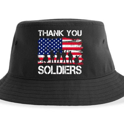 Thank You Soldiers Sustainable Bucket Hat