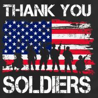 Thank You Soldiers 11oz C Handle Ceramic Mug