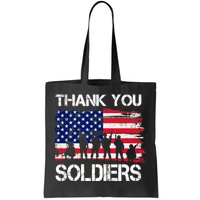 Thank You Soldiers Tote Bag