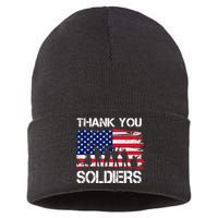 Thank You Soldiers Sustainable Knit Beanie