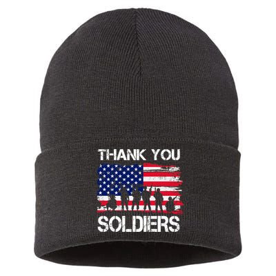 Thank You Soldiers Sustainable Knit Beanie