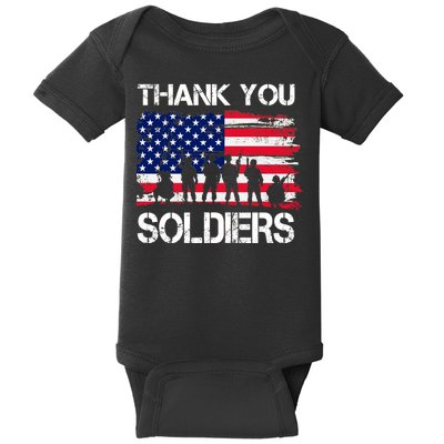 Thank You Soldiers Baby Bodysuit