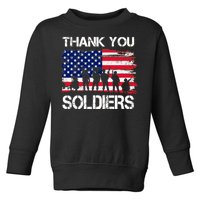 Thank You Soldiers Toddler Sweatshirt